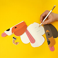 3'LÜ KÖPEK NOT DEFTERİ - DOG SHAPED NOTEBOOKS - 2