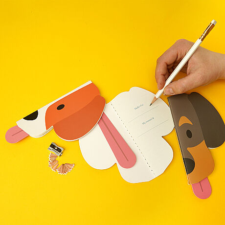 3'LÜ KÖPEK NOT DEFTERİ - DOG SHAPED NOTEBOOKS - 2