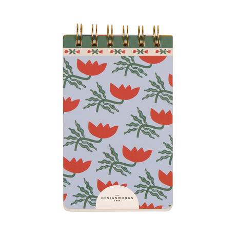 A DOPO NOT DEFTERİ ÇİÇEK 8,9x14,6 cm. - A DOPO FLOWER TWIN WIRE NOTEPAD