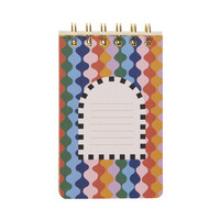 A DOPO NOT DEFTERİ MAYMUN - A DOPO MONKEY TWIN WIRE NOTEPAD 8,9x14,6 cm. - Thumbnail