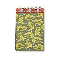 A DOPO NOT DEFTERİ TİMSAH 8,9x14,6 cm. - A DOPO CROCODILE TWIN WIRE NOTEPAD - 1