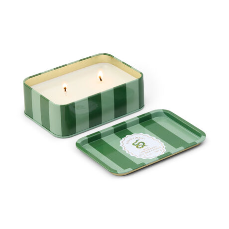 ADOPO METAL KUTULU MUM YILAN-WILD LEMONGRASS 184 gr. – A DOPO SNAKE PRINTED TIN CANDLE-WILD LEMONGRASS