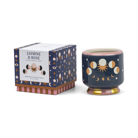ADOPO SERAMİK KUTULU MUM AY EVRELERİ-JASMINE&ROSE 226 gr. – ADOPO MOON PHASES CERAMIC CANDLE-JASMINE&ROSE BOXED