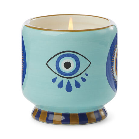 ADOPO SERAMİK KUTULU MUM GÖZ-INCENSE&SMOKE 226 gr. - ADOPO EYE CERAMIC CANDLE-INCENSE&SMOKE BOXED