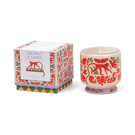 ADOPO SERAMİK KUTULU MUM ORMAN-COCONUT&AMBER 226 gr. – ADOPO JUNGLE CERAMIC CANDLE-COCONUT&AMBER BOXED