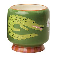ADOPO TİMSAH SERAMİK KUTULU MUM PRICKLY PEAR 226 gr. - ADOPO CROCODILE CERAMIC CANDLE PRICKLY PEAR - 1