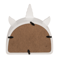 AHŞAP PARA KUTUSU UNICORN - WOODEN SAVING BOX UNICORN 18X18 cm. - Thumbnail
