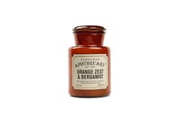 APOTHECARY CAM MUM - APOTHECARY GLASS JAR CANDLE - ORANGE ZEST & BERGAMOT 226 gr - Thumbnail