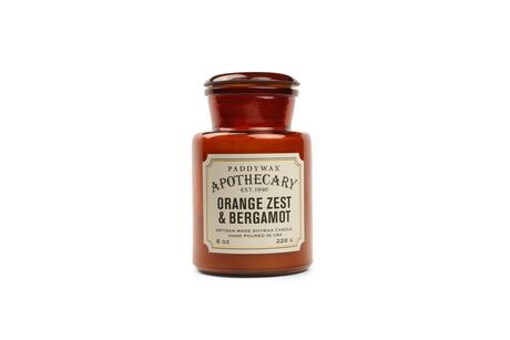 APOTHECARY CAM MUM - APOTHECARY GLASS JAR CANDLE - ORANGE ZEST & BERGAMOT 226 gr