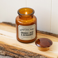 APOTHECARY CAM MUM - APOTHECARY GLASS JAR CANDLE - ORANGE ZEST & BERGAMOT 226 gr - Thumbnail