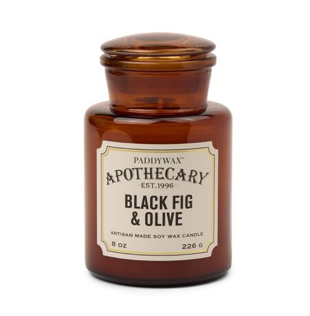 APOTHECARY CAM MUM BLACK FIG&OLIVE 226 GR. - APOTHECARY GLASS JAR CANDLE BLACK FIG&OLIVE