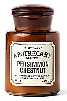 APOTHECARY CAM MUM PERSIMMON CHESTNUT 226 gr.- APOTHECARY GLASS JAR CANDLE PERSIMMON CHESTNUT