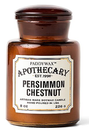 APOTHECARY CAM MUM PERSIMMON CHESTNUT 226 gr.- APOTHECARY GLASS JAR CANDLE PERSIMMON CHESTNUT - 1