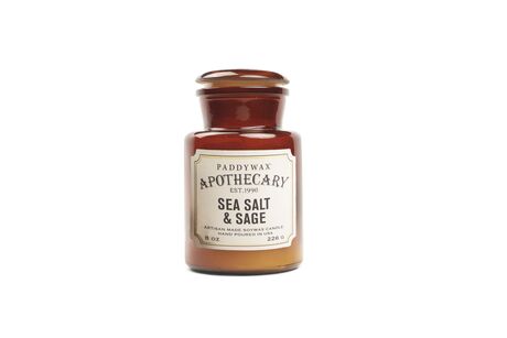 APOTHECARY CAM MUM SEA SALT&SAGE 226 GR. - APOTHECARY GLASS JAR CANDLE SEA SALT&SAGE