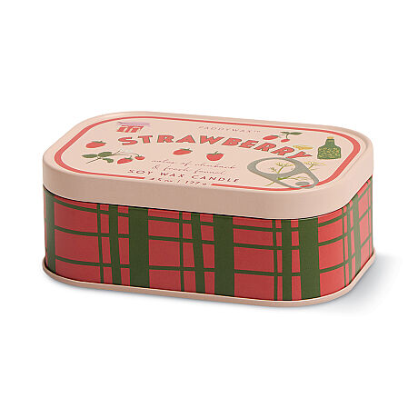 BISTRO ÇİLEK TENEKE MUM STRAWBERRY 127 gr. - BISTRO STRAWBERRY PRINTED TIN CANDLE STRAWBERRY - 3