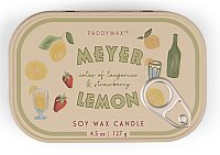BISTRO LİMON TENEKE MUM MEYER LEMON 127 gr. - BISTRO LEMON PRINTED TIN CANDLE MEYER LEMON - 1