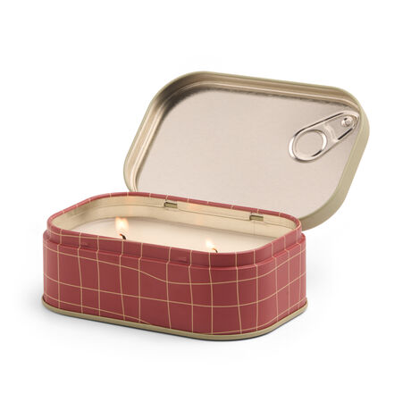 BISTRO METAL MUM DOMATES-HEIRLOOM TOMATO 127 gr. - BISTRO TOMATO PRINTED TIN CANDLE-HEIRLOOM TOMATO