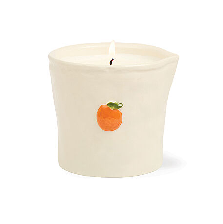 BISTRO PORTAKAL KUTULU SERAMİK MUM CITRUS SPRITZ 226 gr. - BISTRO ORANGE EMBOSSED CERAMIC CANDLE CITRUS SPRITZ - 1