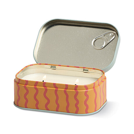 BISTRO PORTAKAL TENEKE MUM ORANGE CITRUS SPRITZ 127 gr. - BISTRO ORANGE PRINTED TIN CANDLE ORANGE CITRUS SPRITZ - 2