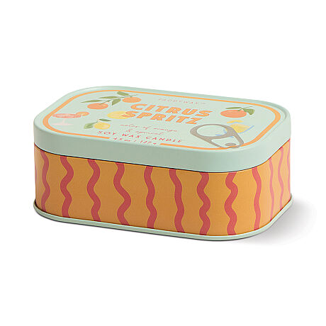 BISTRO PORTAKAL TENEKE MUM ORANGE CITRUS SPRITZ 127 gr. - BISTRO ORANGE PRINTED TIN CANDLE ORANGE CITRUS SPRITZ - 3