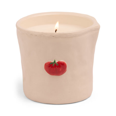 BISTRO SERAMİK KUTULU MUM DOMATES-HEIRLOOM TOMATO 226 gr. - BISTRO TOMATO EMBOSSED CERAMIC CANDLE-HEIRLOOM TOMATO BOXED