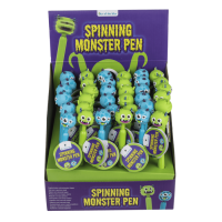 CANAVAR KALEM (2 FARKLI RENKTE) - PEN MONSTER WITH SPINNING TOPPER - 5