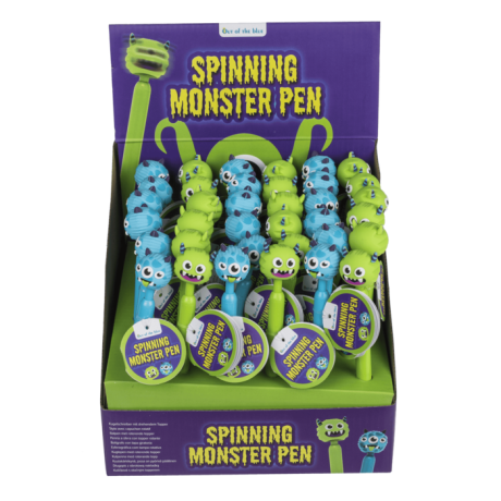 CANAVAR KALEM (2 FARKLI RENKTE) - PEN MONSTER WITH SPINNING TOPPER - 5