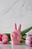 CANDLEHAND BABY PEACE MUM PEMBE - Thumbnail
