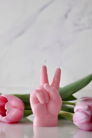 CANDLEHAND BABY PEACE MUM PEMBE