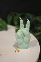 CANDLEHAND BABY PEACE MUM YEŞİL - Thumbnail