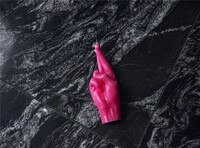 CANDLEHAND CROSSED FINGERS MUM PEMBE - Thumbnail