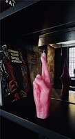 CANDLEHAND CROSSED FINGERS MUM PEMBE - Thumbnail