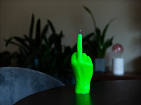 CANDLEHAND F*CK YOU MUM NEON YEŞİL