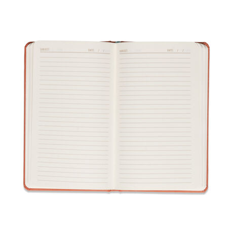 CELESTIAL BOOKCLOTH JOURNAL - TERRACOTTA SUN (FSC MIX CREDIT)