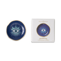 Designworks Ink - CELESTIAL CERAMIC TRINKET DISH - STARRY EYED