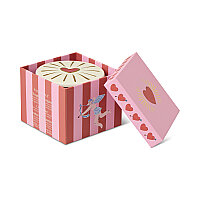 CHARMED KUTULU KIRMIZI CAM MUM HEART LID/WILD FIG&ROSE 226 gr. - CHARMED BOX RED GLASS CANDLE WITH HEART LID/WILD FIG&ROSE - 3