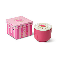 CHARMED KUTULU PEMBE CAM MUM LIPS LID/SMOKED CHERRY 226 gr. - CHARMED PINK GLASS CANDLE WITH LIPS LID/SMOKED CHERRY - 4
