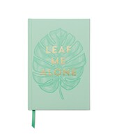 CİLTLİ GÜNLÜK 21,6x14,61 cm. - VINTAGE SASS HARDCOVER JOURNAL LEAF ME ALONE - Thumbnail