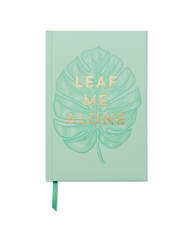 CİLTLİ GÜNLÜK 21,6x14,61 cm. - VINTAGE SASS HARDCOVER JOURNAL LEAF ME ALONE