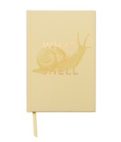 CİLTLİ GÜNLÜK 21,6x14,61 cm. - VINTAGE SASS HARDCOVER JOURNAL WHAT THE SHELL - Thumbnail