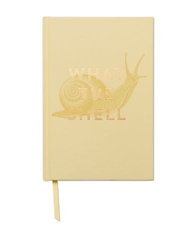 CİLTLİ GÜNLÜK 21,6x14,61 cm. - VINTAGE SASS HARDCOVER JOURNAL WHAT THE SHELL