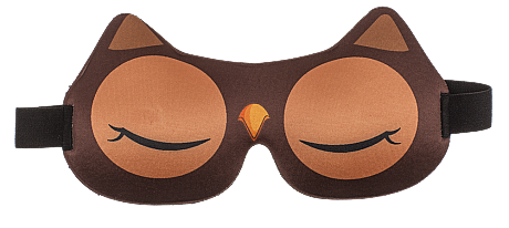 ÇOCUKLAR İÇİN GÖZ MASKESİ (4 Çeşit: Kedi, Köpek, Baykuş, Kurt) - EYE MASK FOR KIDS (4 Assorted Cat, Dog, Owl, Wolf) - 2