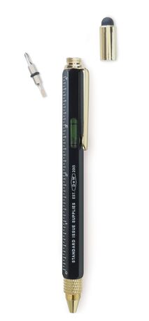 ÇOK FONKSİYONLU SİYAH TÜKENMEZ KALEM - STANDARD ISSUE BLACK TOOL PEN - 3