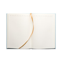 DEFTER / HARD COVER SUEDE CLOTH JOURNAL WITH POCKET 21x15 cm. - Thumbnail