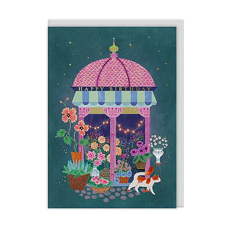 FLOWER MARKET - GREETING CARD - 1