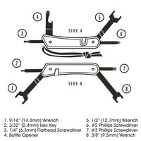 GENTLEMEN'S HARDWARE ADRENALİN ÇOK FONKSİYONLU ALET-ADRENALINE MULTI-TOOL - Thumbnail