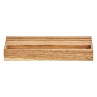 GENTLEMEN'S HARDWARE AHŞAP MASAÜSTÜ DÜZENLEYİCİ-WOODEN DESK ORGANISER WITH PHONE STAND - 3