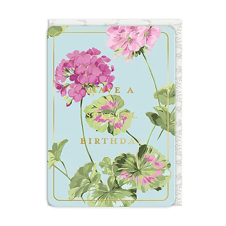 GERANIUM - GREETING CARD (A6) - 1