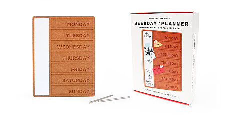 HAFTALIK MANTAR PLANLAYICI - CORK WEEKLY PLANNER - 1