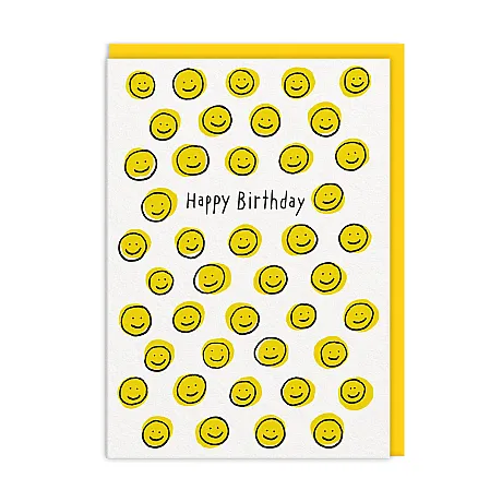 HBD YELLOW SMILEY - 1